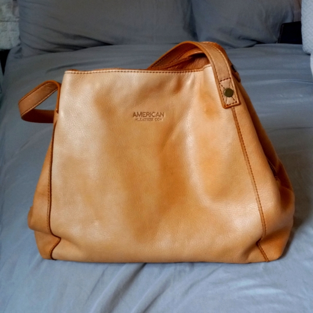 American Leather co. Leather bag